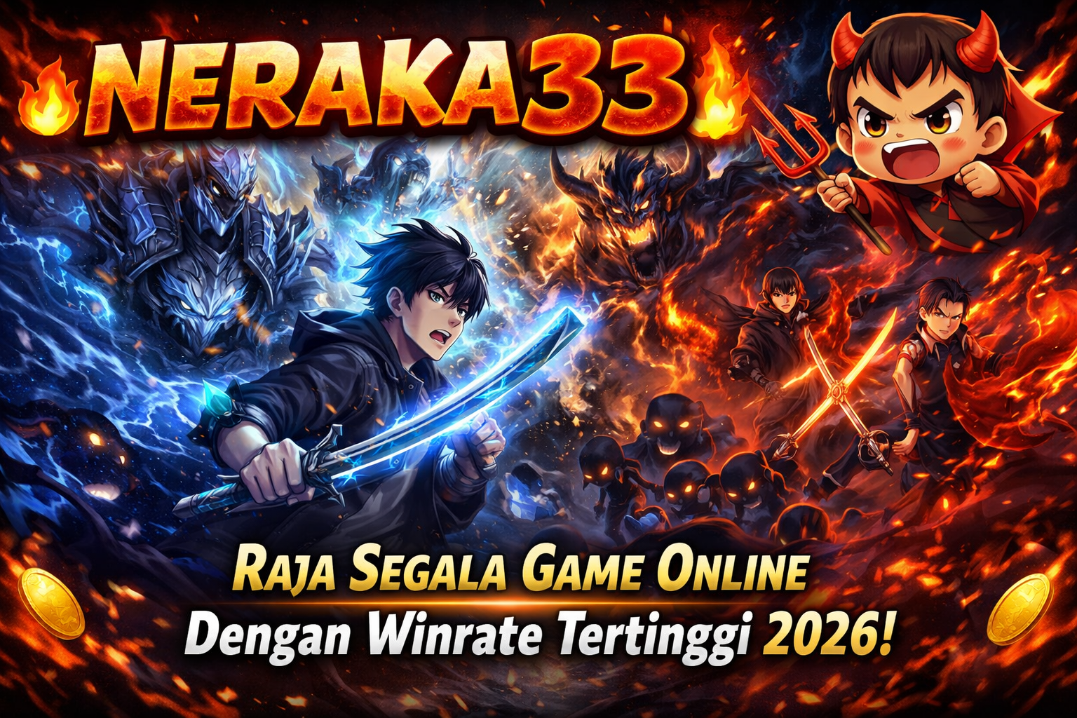 NERAKA33 * Raja Segala Game Online Dengan Winrate Tertinggi 2026!